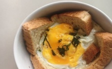 ไข่ขนมปังไมโครเวฟ อาหารเช้าง่ายๆ