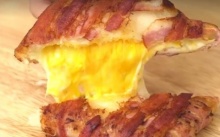 Bacon wrapped Grilled Cheese